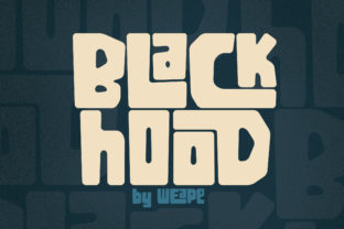 Blackhood: A Bold Display Font for Modern Makers