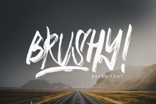 Brushy: The Handwritten Display Font for Bold Campaigns