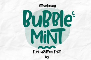 Bubble Mint Font: A Playful Typeface for Brand Growth