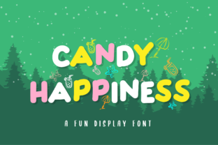 Candy Happiness: A Whimsical Display Font for Editorial Joy