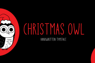 Christmas Owl Font for Elegant Business Branding