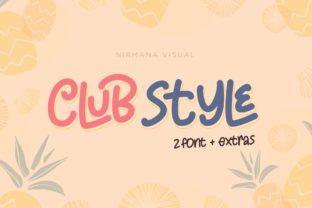 Club Style: A Sweet Display Font for Editorial Design