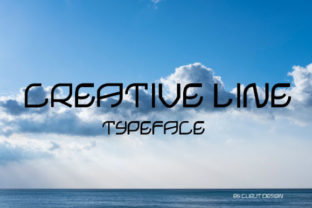 Creative Line: A Bold Display Font for Editorial Design