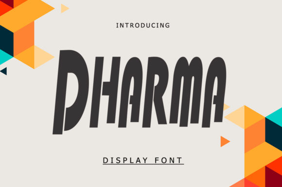 Dharma Display Font for Bold Web Typography
