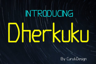 Dherkuku: A Modern Display Font for Bold Campaigns
