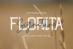 Florita Duo: A Charming Script and Sans Serif Typeface