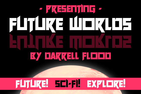Future Worlds: A Sci-Fi Display Font for Bold Branding