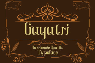 Gayatri: The Bold Display Font for Classic Campaigns
