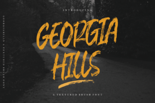 Georgia Hills: A Modern Display Typeface for Web Design