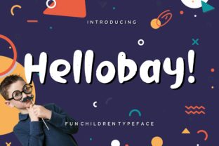 Hellobay: A Playful Display Font for Children's Design