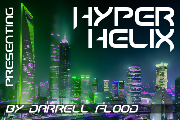 Hyper Helix: A Futuristic Display Font for Modern Brands
