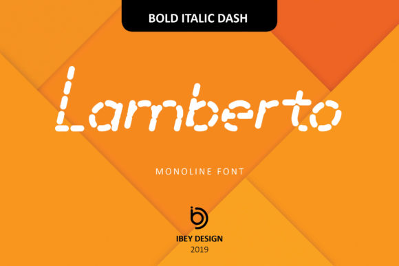 Lamberto Bold Italic Dash: A Modern Display Typeface for Editors