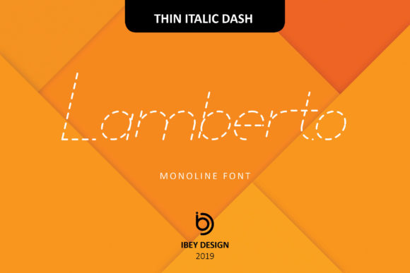 Lamberto Thin Italic Dash for Modern Editorial Design
