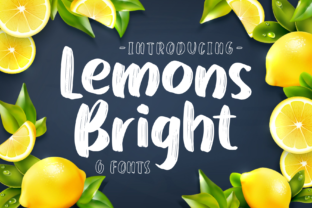Lemons Bright: A Sweet Display Font for Modern Web Design