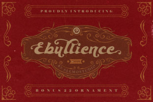 Make Designs Stand Out with Ebullience Display Fonts