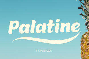 Palatine: A Bold Vintage Display Font for Makers