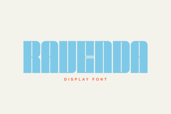 Ravenda: The Bold Display Font for Handmade Brands