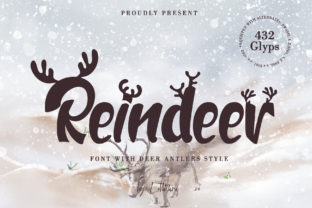 Reindeer Font Review: A Whimsical Display Typeface for Makers