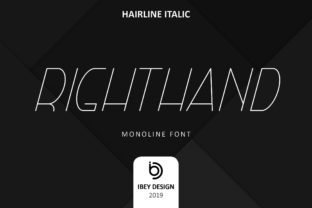 Right Hand Hairline Italic: A Modern Typeface for Branding