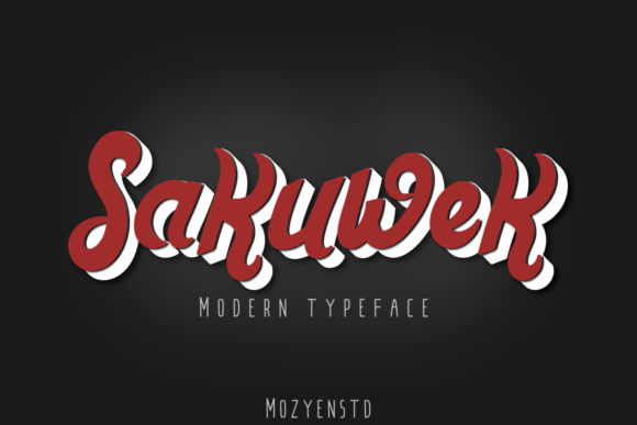 Sakuwek: The Fun Display Font for Sweet Branding