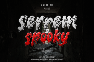 Serrem: A Spooky Display Font for Horror Creators
