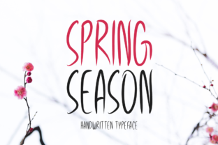 Spring Season Typeface for Editorial Design