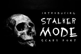 Stalker Mode: A Scary Display Font for Horror Web Design