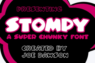 Stompy: A Chunky Display Font for Bold Web Design