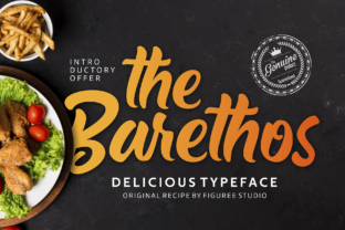 The Barethos: A Tasty Display Font for Bold Designs