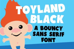 Toyland Black: A Bouncy Display Font for Modern Web Design