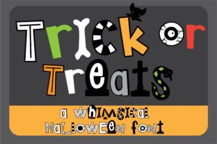 Trick or Treats: A Whimsical Display Font for Halloween Campaigns