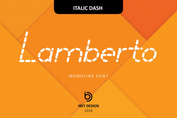 Upgrade Your Brand with Lamberto Italic Dash Typeface