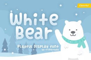 White Bear: A Whimsical Display Font for Editorial Design